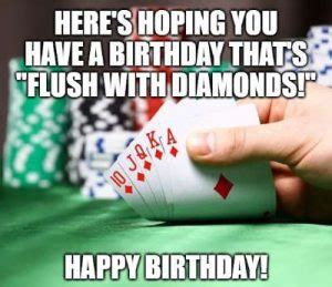 poker birthday meme